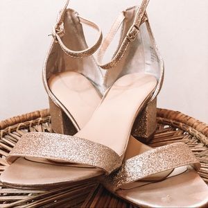 Glitter heels